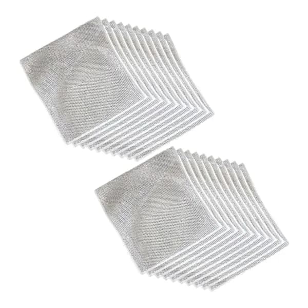 20x Grå Multifunktionella Metalltrådsdisktrasor Premium Nylon