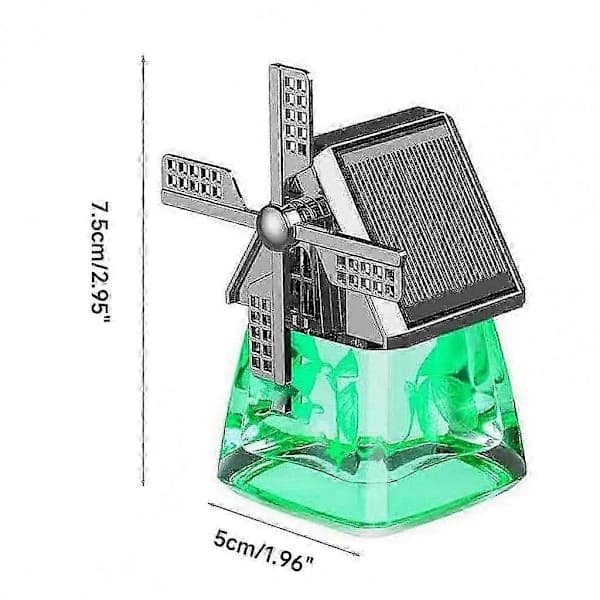Aromaterapi Diffuser Luftfrisker Solcelledrevet Roterende Eterisk Olje Diffuser