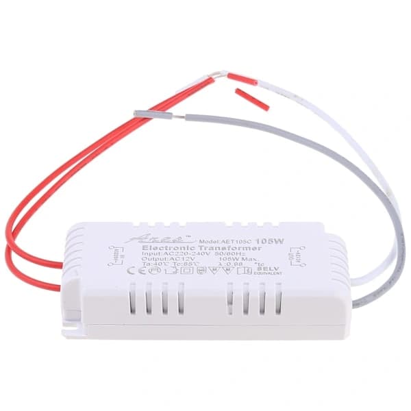 AC 12V 105W Halogen Driver Lys LED Strøm Elektronisk Transformator Ny