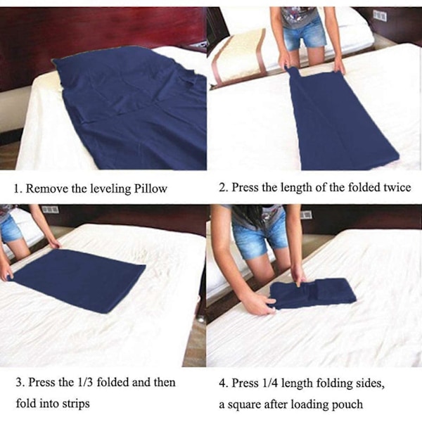 CASA 2X Mikrofiber Sovepose Liner Reise Seng Sekk Lett Sovepose Liners 91x221 cm