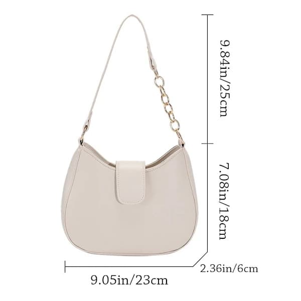 Skuldertaske Underarmstaske BEIGE beige