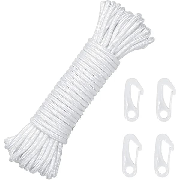 [CA] 15m 6mm Nylon Flagglina Flaggstångsrep Rep för Flaggor AV