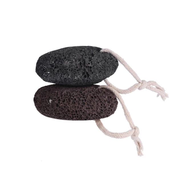 Set med 2 Earthstone pimpstenar för händer, pimpsten för fötter, Earth pimpsten