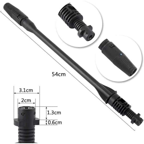 [CA] Højtryksrenserlanse Vario Power til Kärcher K2 K3 K4 K5 K6 K7 [JUN]