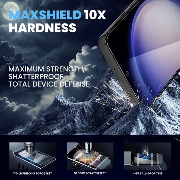 2-Pack Samsung S23 Plus Screen Protector - Tempered Glass 9H - Super Quality 3D