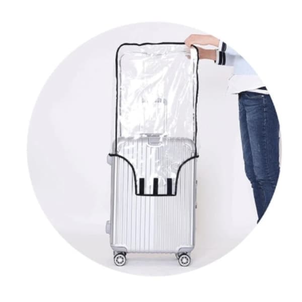 Transparent PVC-plastskydd för resväskor 18-30 tum Transparent 30 TUM