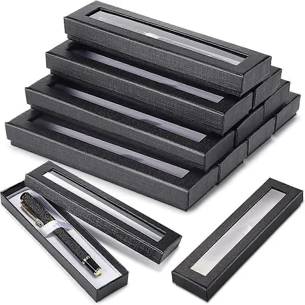 20 st Tomma Pennpresentförpackningar, Pennfodral i Kartong, Pennförpackningslåda