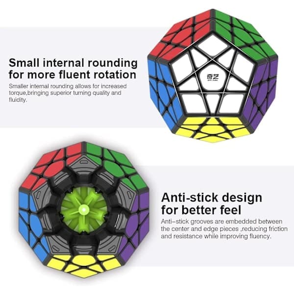 Megaminx Hastighedskubus, Pentagonal Dodekaeder Kubuspuslespil Legetøj