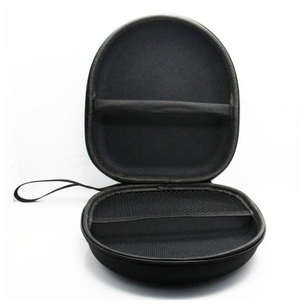 Høretelefonetui til on-ear/over-ear headset, etui, 21 x 18,5 x 6 cm, sort