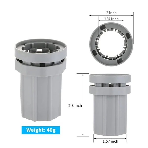 Kranmutter 1 ¼ tum Snabbdragning [ca]