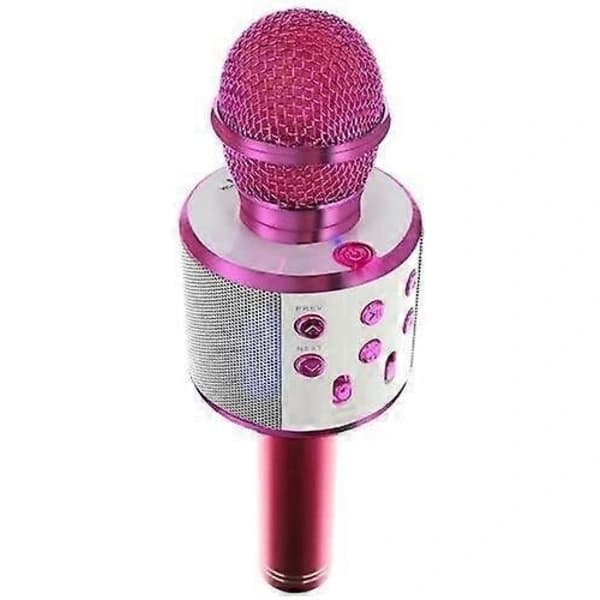Rosegull Bluetooth Karaoke-mikrofon med stemmemodulering og ekkoeffekt