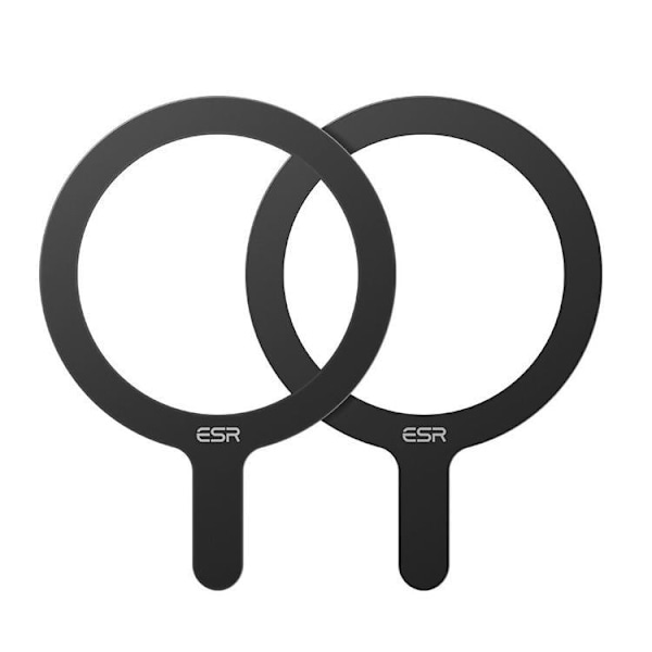 [2-Pakning] ESR Magsafe Ring Magnetisk Universell Halolock - Svart 50