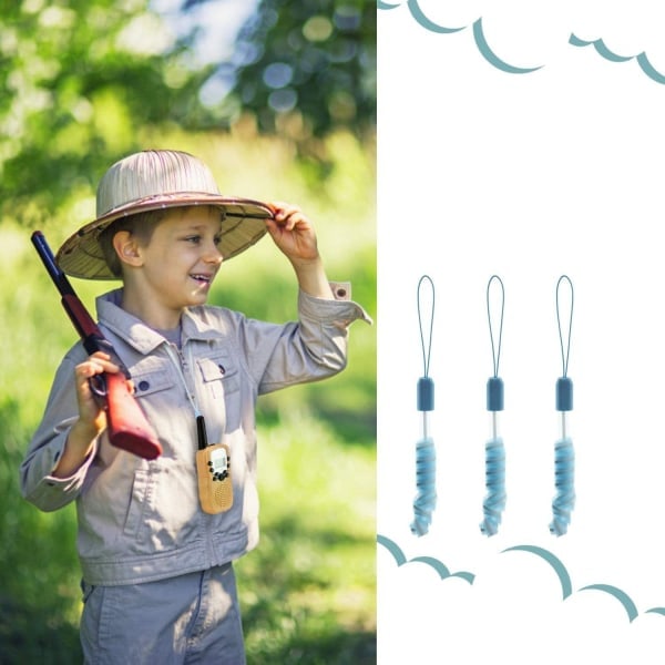 3 st Bärbara Walkie Talkies för Barn, 3 km Räckvidd