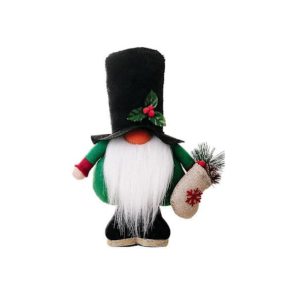 Julgransprydnad Plyschhatt Stående Rudolph Docka Ansiktslös Tomte Docka Tillbehör