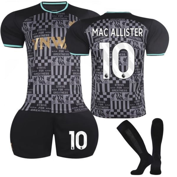Liverpool lasten jalkapallopaita erikoispainos No.10 Mac Allister 20_ca
