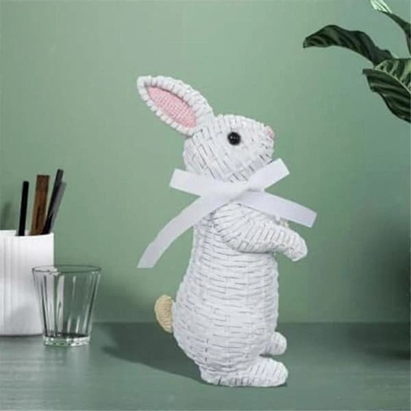 Påskhare Figur Vit 15 cm