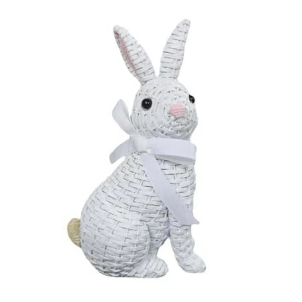Påskehare Figur Hvit 15 cm