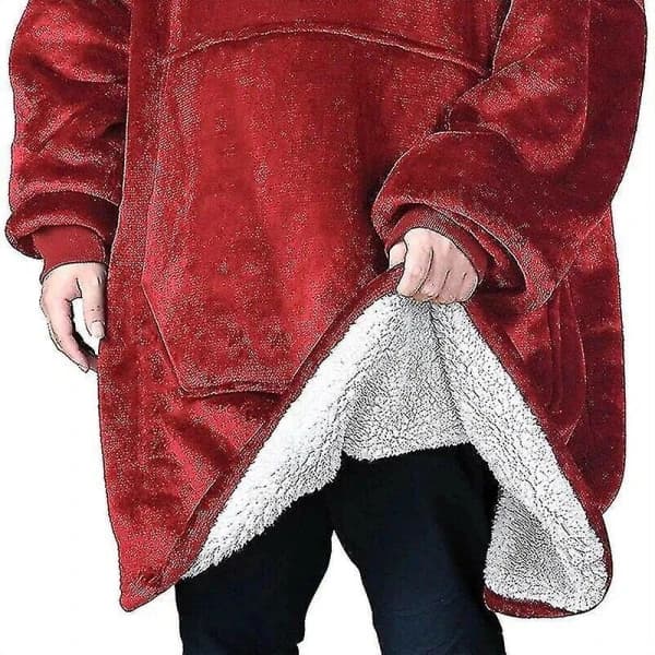 Oversized fleecetrøye Ultra Comfy Sherpa Fleece gigantisk sweatshirt for voksen/e