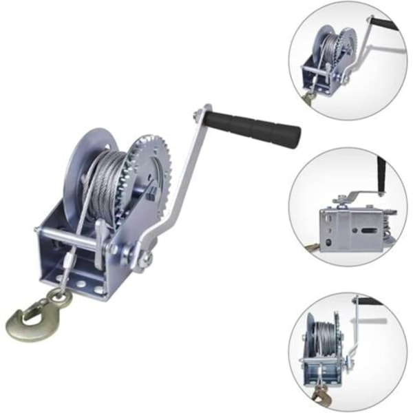 DPZO Håndspil 1130 kg, rødt håndtag.ca
