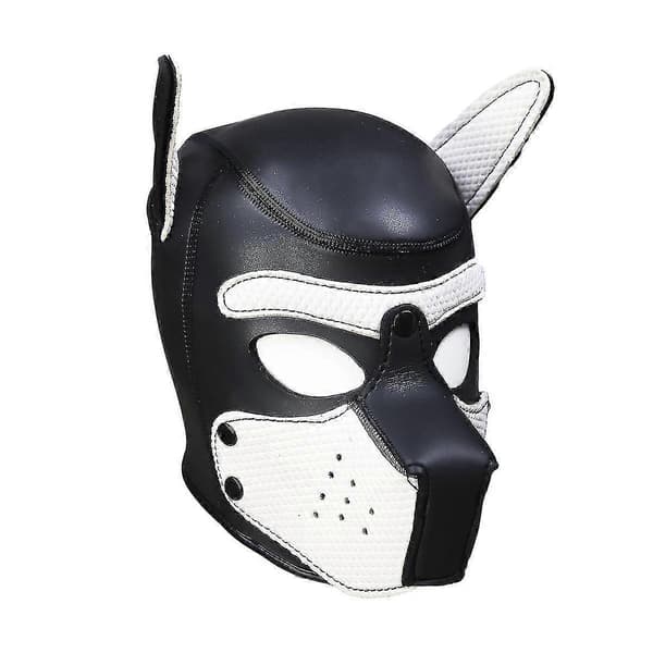 Rollespill Hundemaske Helhode med Maske #hvit