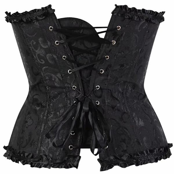 Blomstret Korset Top til Kvinder Stropløs Bustier Ingen BH Nødvendig S