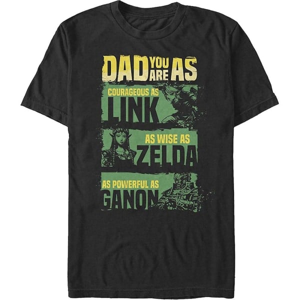 Farsdag Legend of Zelda Nintendo T-skjorte L