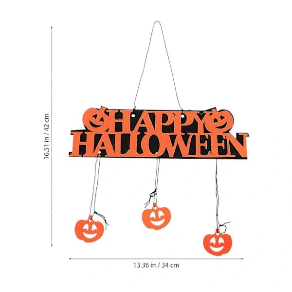 Halloween 2-delars dörrhängande prydnad