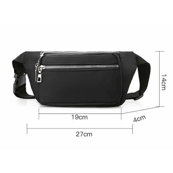 Taljetaske Nylon - 3 Rum