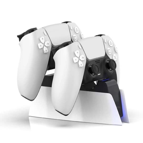 Ps5-controller Dobbelt Hurtigoplader Trådløs Opladningsdockingstation Til Ps5-controller Gamepad-oplader