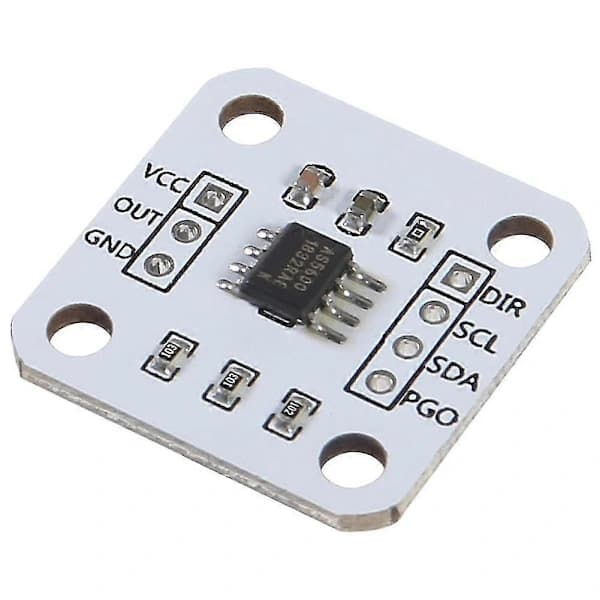 4 stk As5600 Magnetisk Encoder Magnetisk Induksjonsvinkelmålingssensor Modul 12bit Høy Presisjon