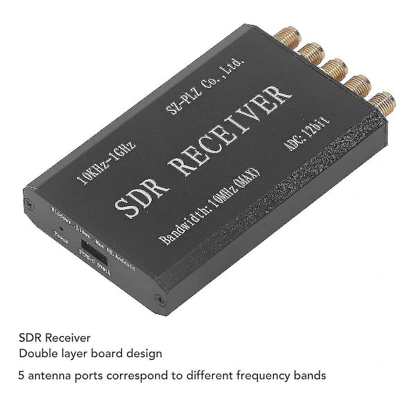 Rsp1 Usb Sdr-mottaker, 10k1ghz 12bit Mini Usb Sdr-mottaker Forenklet mottakermodul