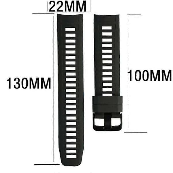 Urrem til Garmin Instinct Armbånd Silikone Udskiftningsrem 22mm