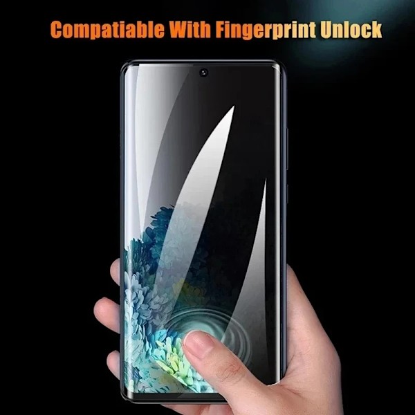 3 stk. Anti-Spy Hydrogel Film til Samsung S23 S21 S22 S24 Ultra S10 Plus S20 Fe Privatlivsbeskyttelse Tør til Samsung S24 Plus For Samsung S24 Plus 3Pcs