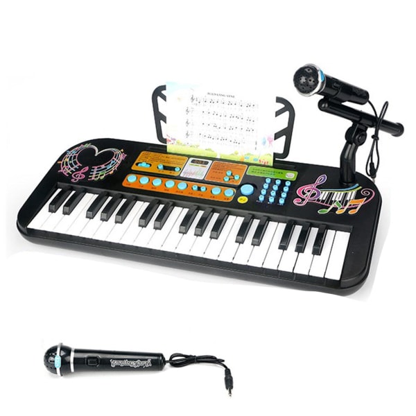 Elektronisk Digitalt Piano for Barn Hjemmebruk Bærbar Keyboard Piano for Nybegynnere 37 Tangenter