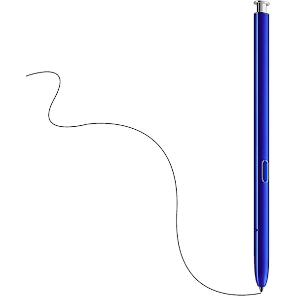 2-pak Blå Sølv Note 10 Pen Udskiftning til Galaxy Note 10 Not