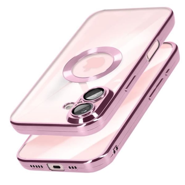 Glam Series iPhone 16 -kotelo, iskunkeava, vaaleanpunainen