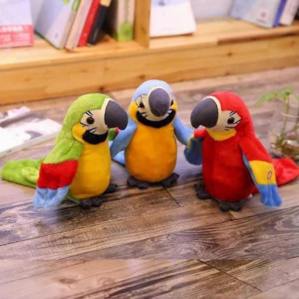 Interactive Talking Parrot Toy - Repeats Your Voice
