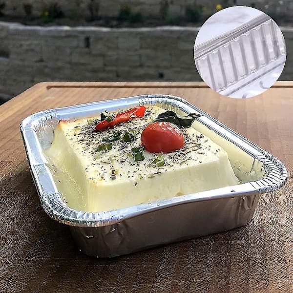 {ca}25 stk. (25/50-pakning) Grillkompatible dryppbakker, bulkpakke