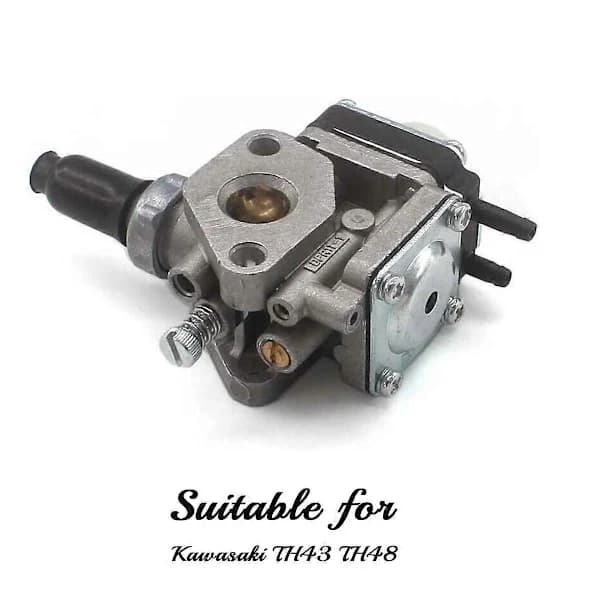 Carburetor designad för Kawasaki TH43 och TH48 röjsågar