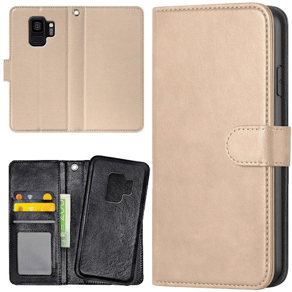 Samsung Galaxy S9 - Lommeboketui/Skall Beige Beige