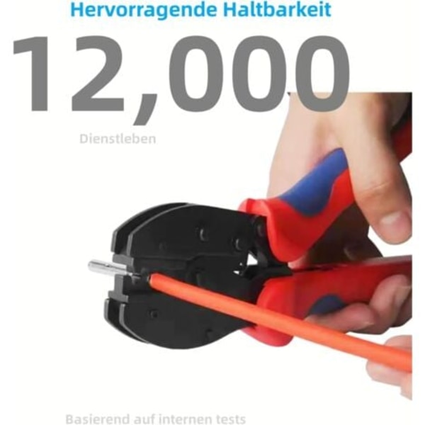 MC4 Tang, Krimpverktøy 2,5/4,0/6,0 mm², For Solcellekabelkontakt Solcellepanel (MC4 krimpverktøy B)-DPZO.ca