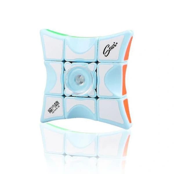 Fidget Spinner Magic Cube Anti-stress Brainstorm Finger Leksak Floppy Cube Pussel Enkel & Rolig Lösning Svart