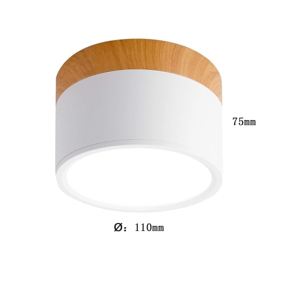 LED-kattovalaisin 12W Ip65 Downlight 3000k kattovalaisin