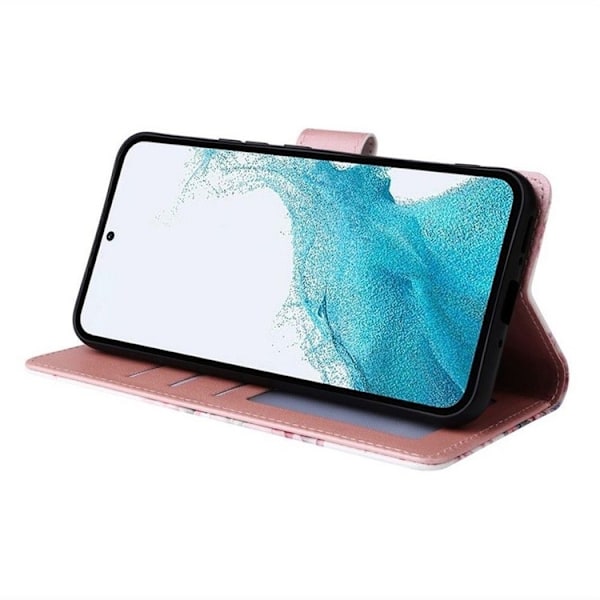 Tech-Protect Galaxy A15 4G/5G Wallet Case Marble - Pink 90