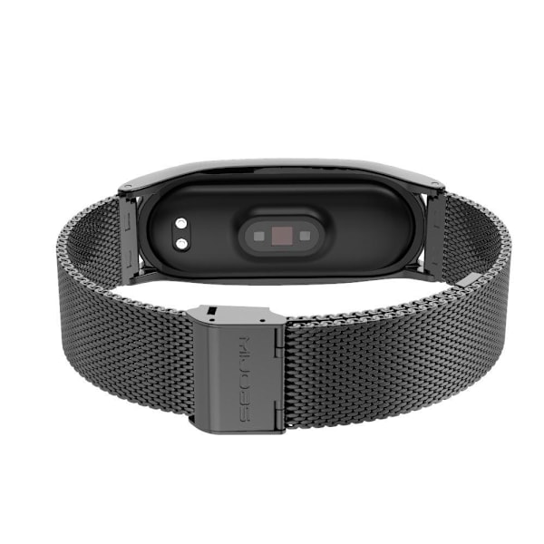Tech-Protect Milanesebånd Xiaomi Mi Smart Band 5 - Sort Black Svart