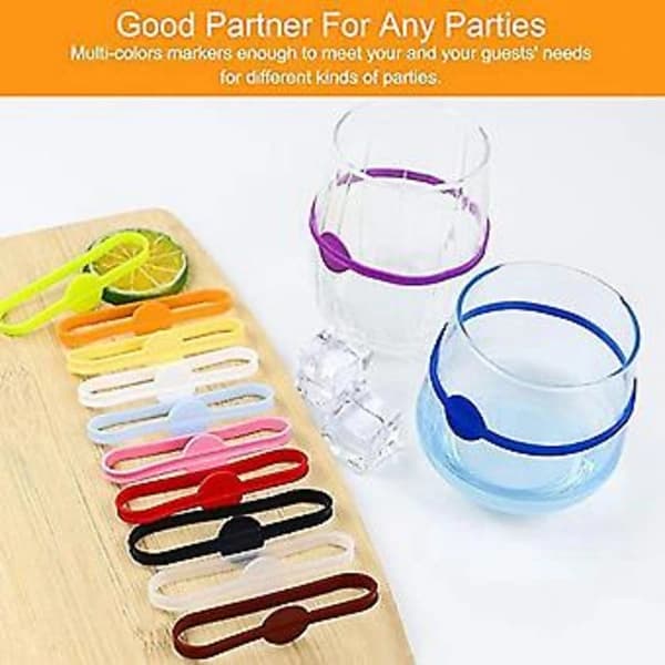 Silikon Glasunderlägg Set för Glas 4-pack