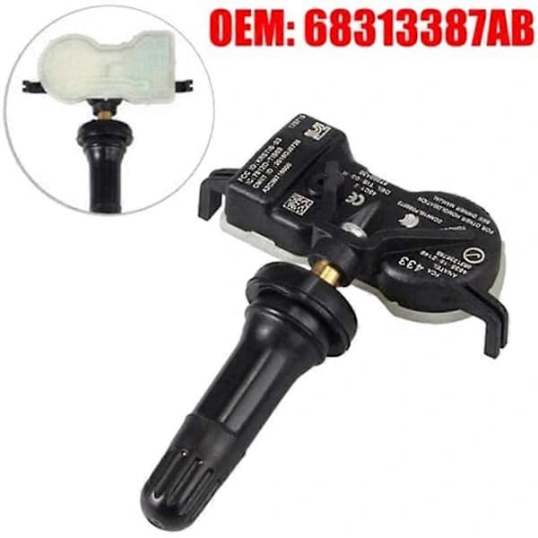 Däcktryckssensor TPMS 68313387AB för Jeep Grand Cherokee Compass Dodge Durango Fiat 500X