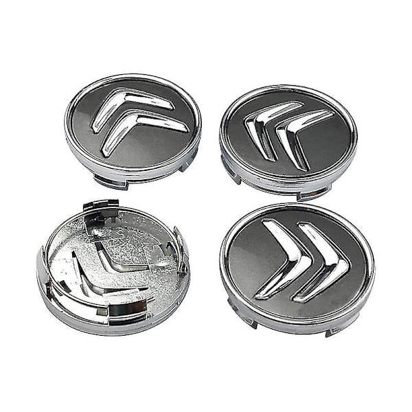 60mm Navkapslar för Bilhjul Passande Citroen C2 C3 C4 C5 C1 Elysee GX Picasso Saxo Cactus Ds3 Ds4 Ds6 Tillbehör