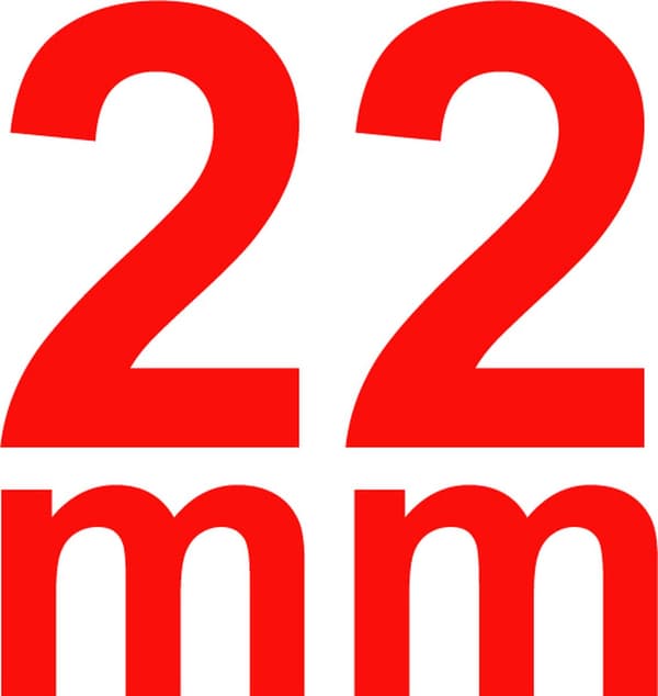 22 mm Rally Urrem Perforeret Kalveskind med Røde Syninger, Quick Release Urrem, Sort med Rustfrit Stålspænde til Mænd