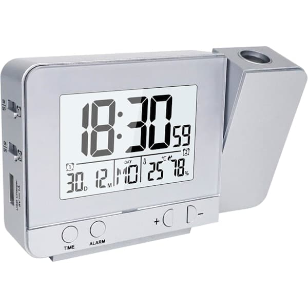 Prosjeksjonsklokke, dimbar elektronisk vekkerklokke